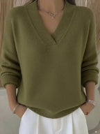 Vivelle™ | Jersey Relajado de Cuello en V
