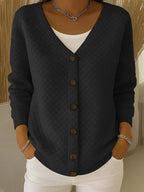 Laverne™ | Cárdigan Acolchado con Botones