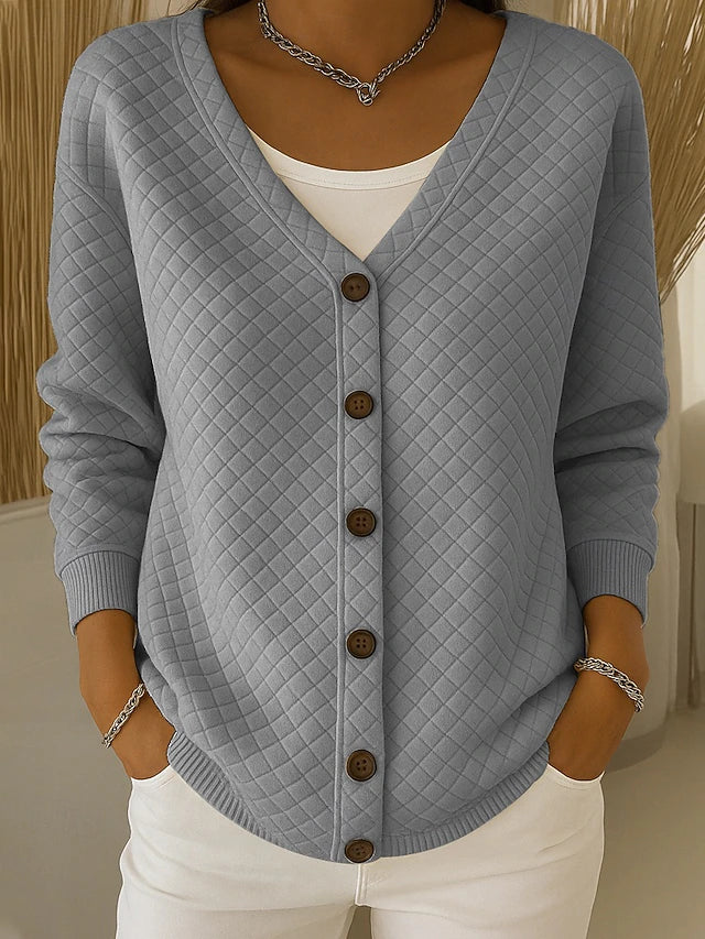 Laverne™ | Cárdigan Acolchado con Botones