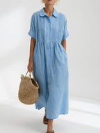 Lysandra | Vestido camisero ligero de verano
