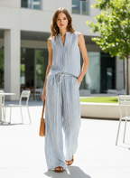 Livia | Conjunto de Palazzo a Rayas
