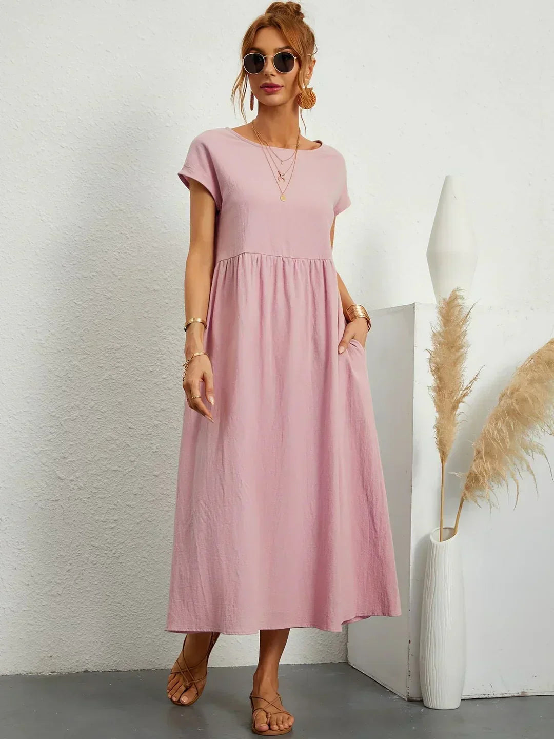 Gabrielle | Vestido midi fluido con elegancia atemporal