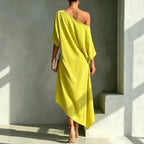 Camila – Vestido elegante asimétrico