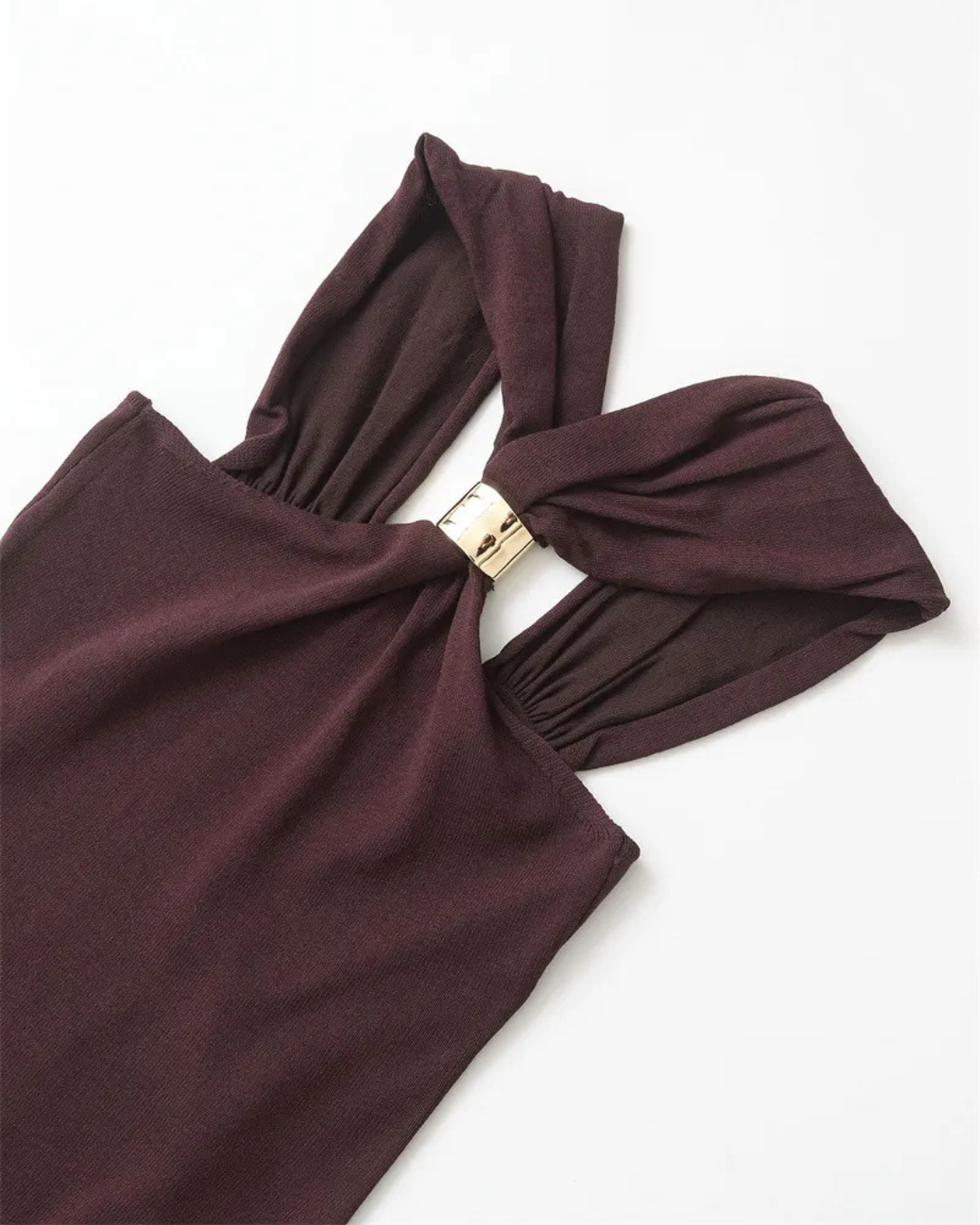 KANDORA | Top Halter Color Moca
