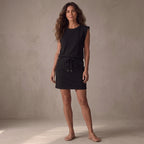 Conjunto de top moderno y falda ajustable