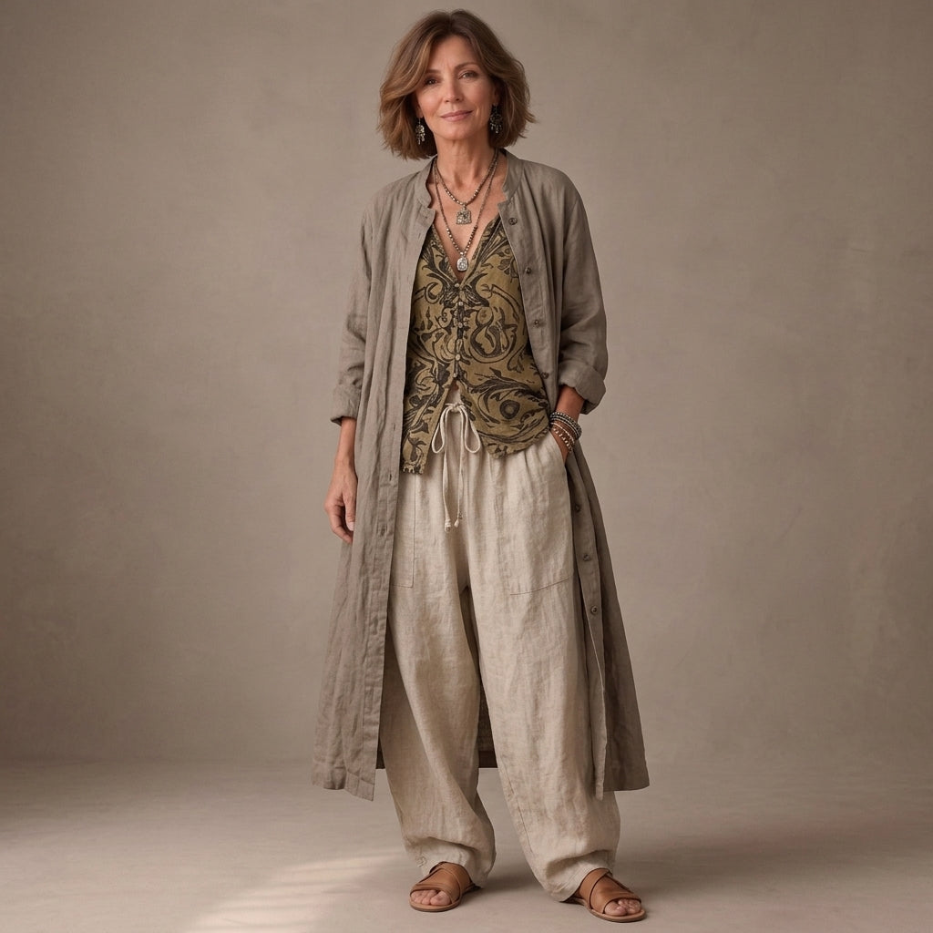 Giulia | Conjunto Bohemio Fluido con Capas