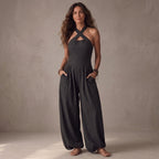 Isabella | Mono Fluido con Escote Halter