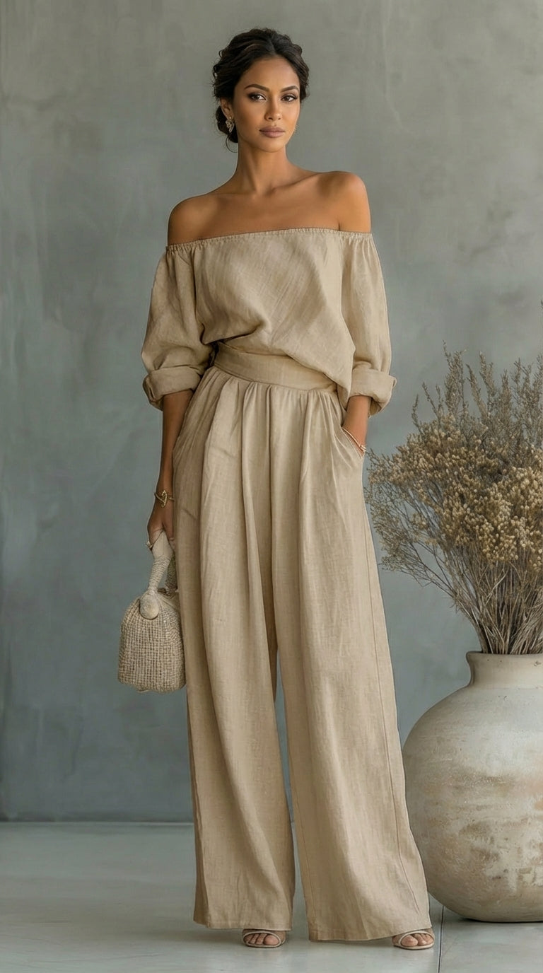 CONJUNTO EXCLUSIVO CON EFECTO LONA PARA UN VERANO CON ESTILO
