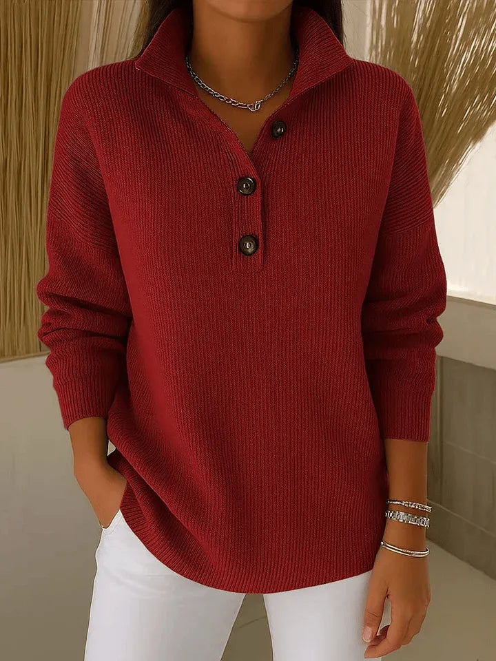 Florence™ | Jersey Polo de Cuello en V