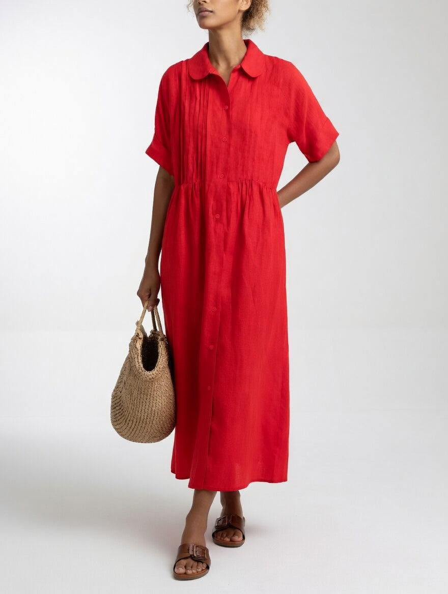 Lysandra | Vestido camisero ligero de verano