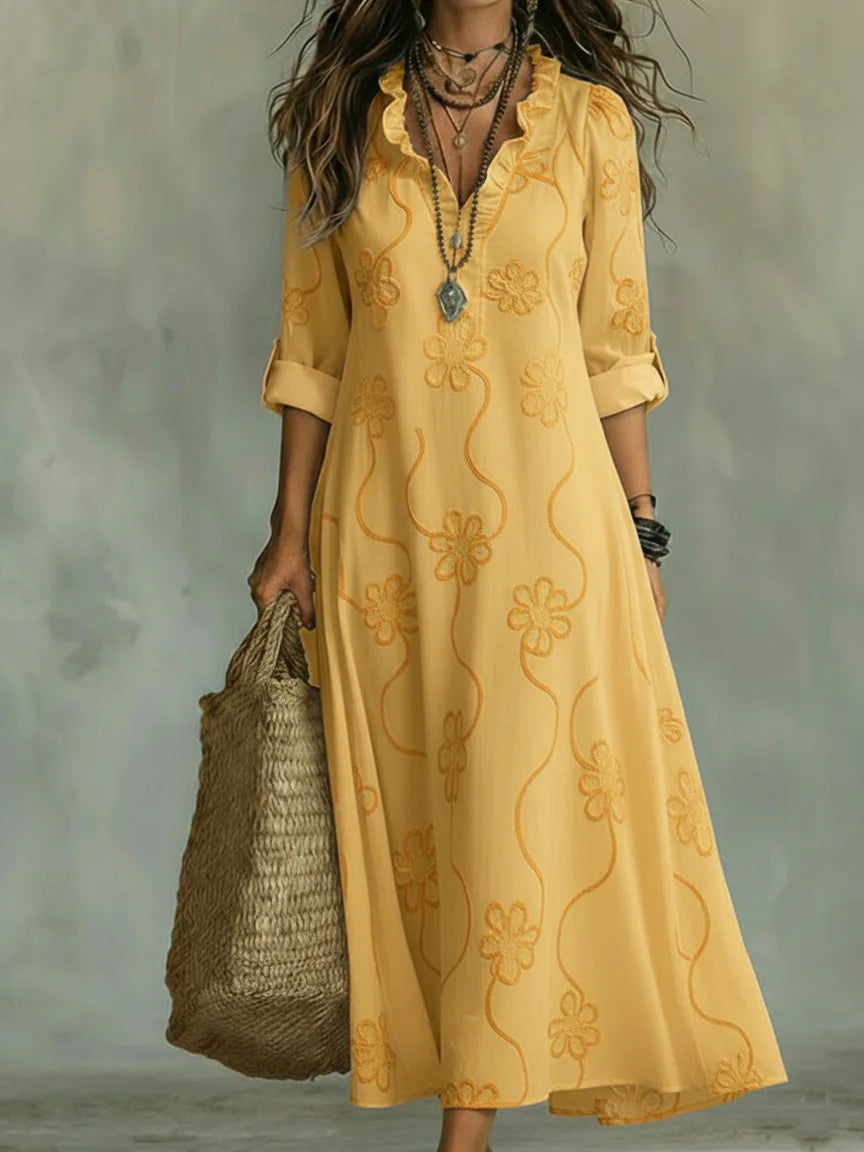 Vestido Largo de Verano Floral Sienna