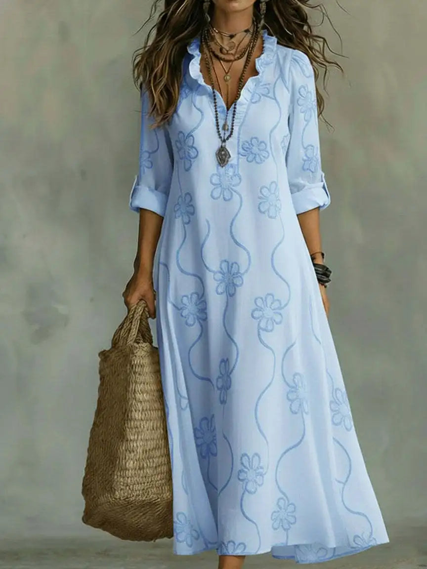 Vestido Largo de Verano Floral Sienna
