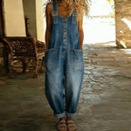Mae | Peto vintage de algodón suave con efecto vaquero