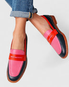 Hazel | Mocasines de Estampado Multicolor