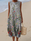 Cara | Vestido Midi Flor Silvestre