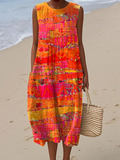 Faye | Vestido Midi Atardecer