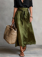 Vera | Conjunto de dos piezas: Top y falda midi