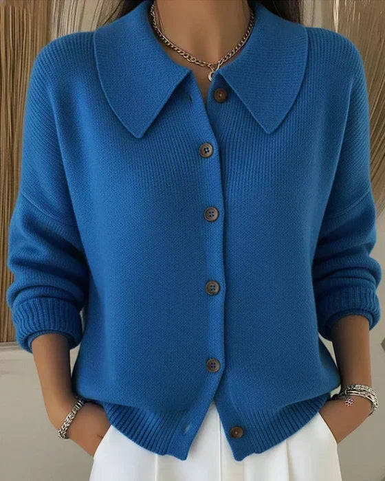 Vespera™ | Cárdigan con Cuello de Botones