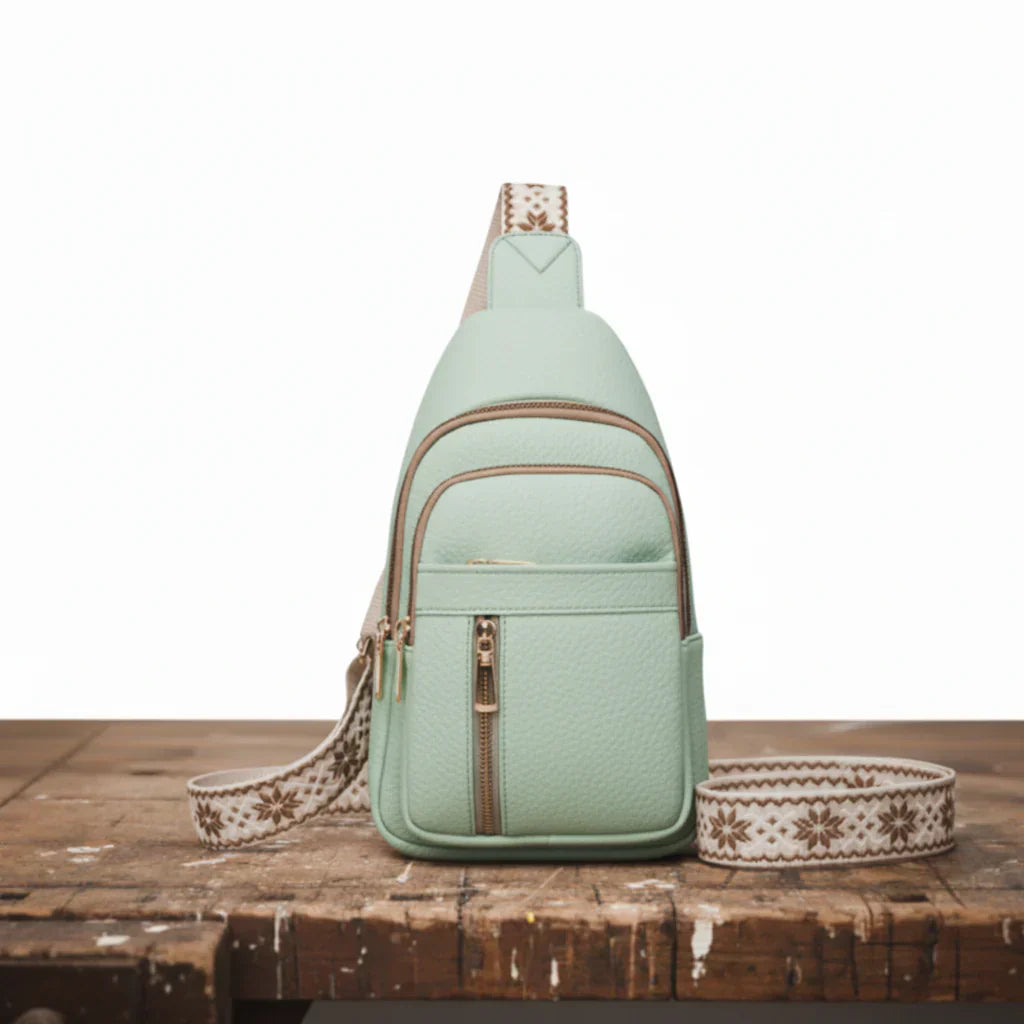 Bolso bandolera de inspiración retro