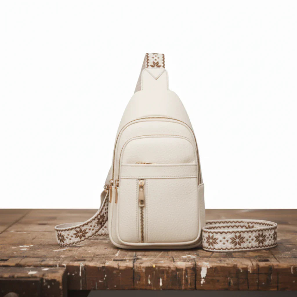Bolso bandolera de inspiración retro