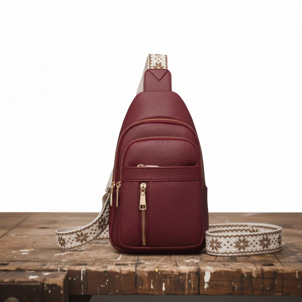 Bolso bandolera de inspiración retro
