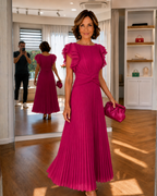 Scarlett Vestido Plisado Clásico