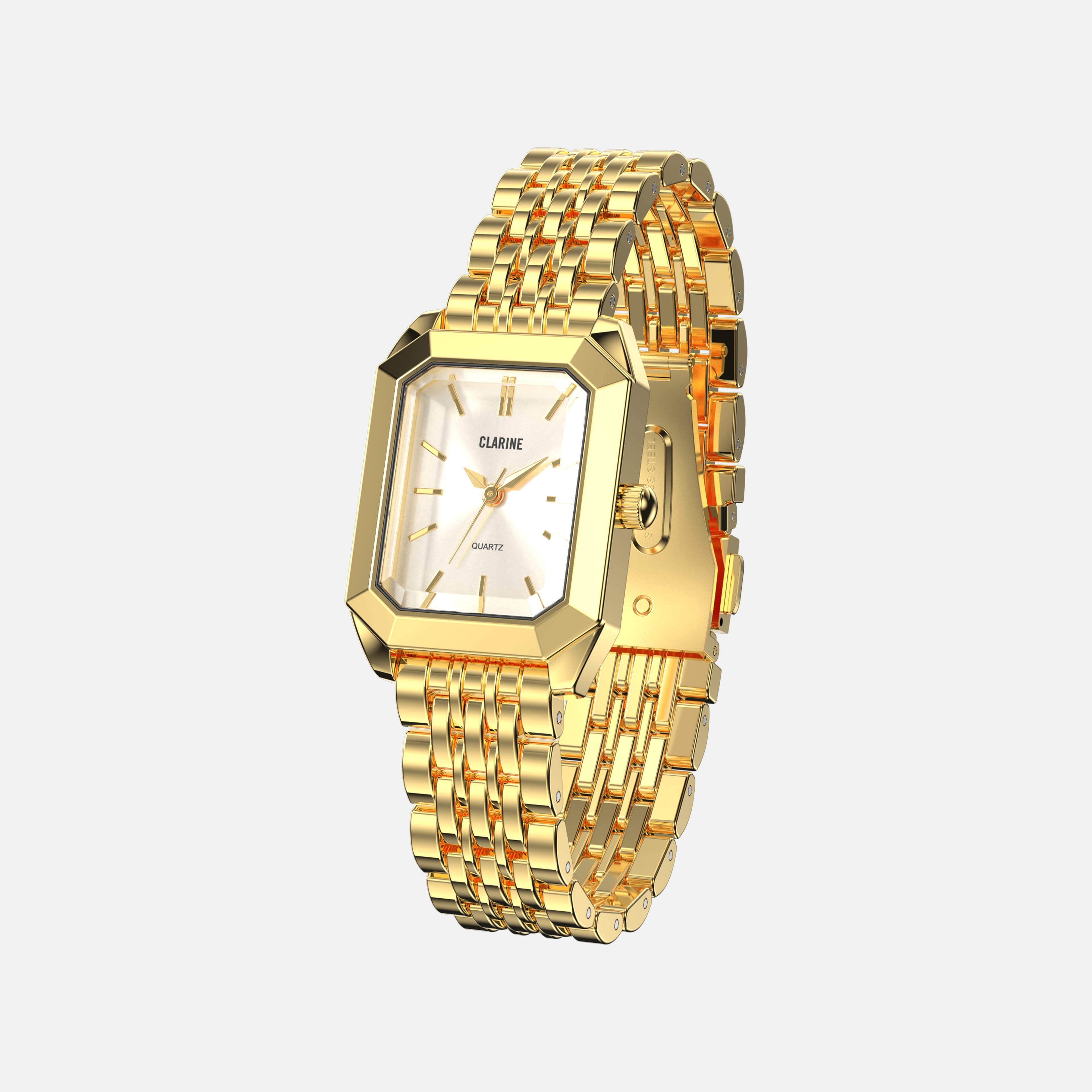 RELOJ DE PULSERA VINTAGE PARA MUJER EN ACERO INOXIDABLE
