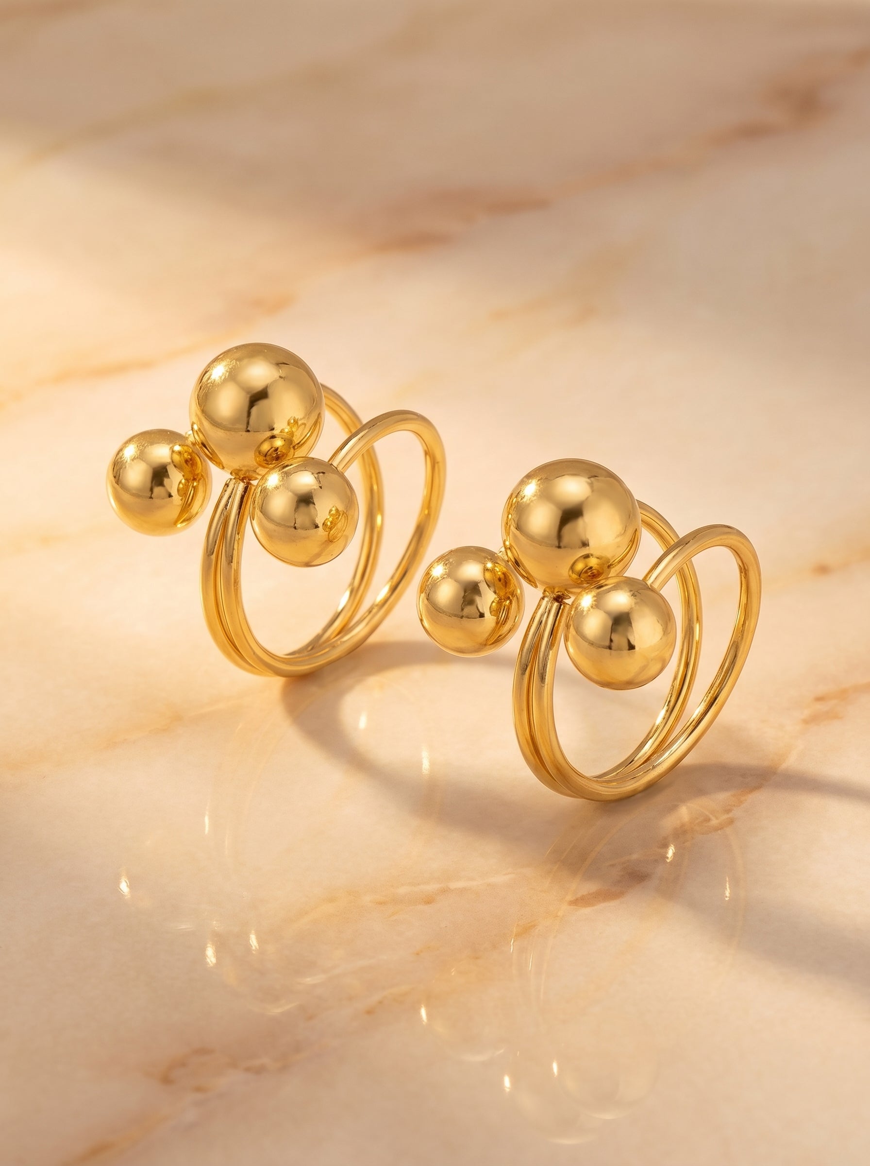Anillo de bolas abierta