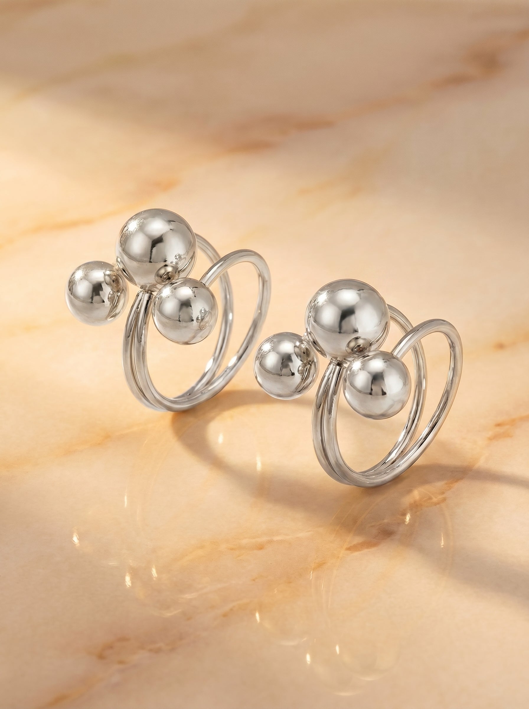 Anillo de bolas abierta