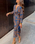 Celeste | Vestido midi de elegancia floral