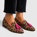 Sadie | Mocasines con Soporte y Estampado Animal