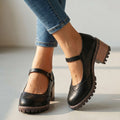 ZAPATOS DE TACÓN CON TIRA EN T