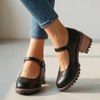 ZAPATOS DE TACÓN CON TIRA EN T