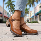 ZAPATOS DE TACÓN CON TIRA EN T