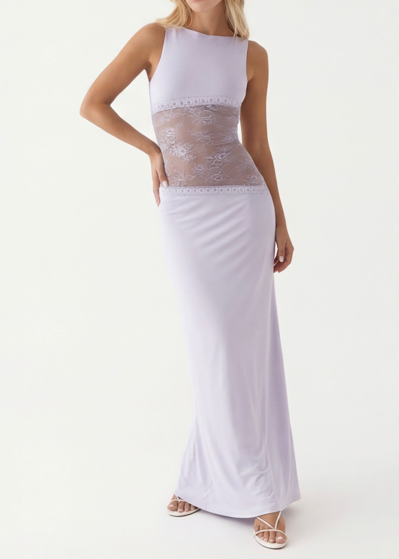 KANDORA | Vestido Largo con Velo