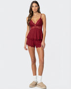 CONJUNTO DE ENCAJE BESO DE MEDIANOCHE