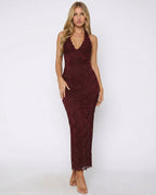 KANDORA | Vestido Largo de Encaje