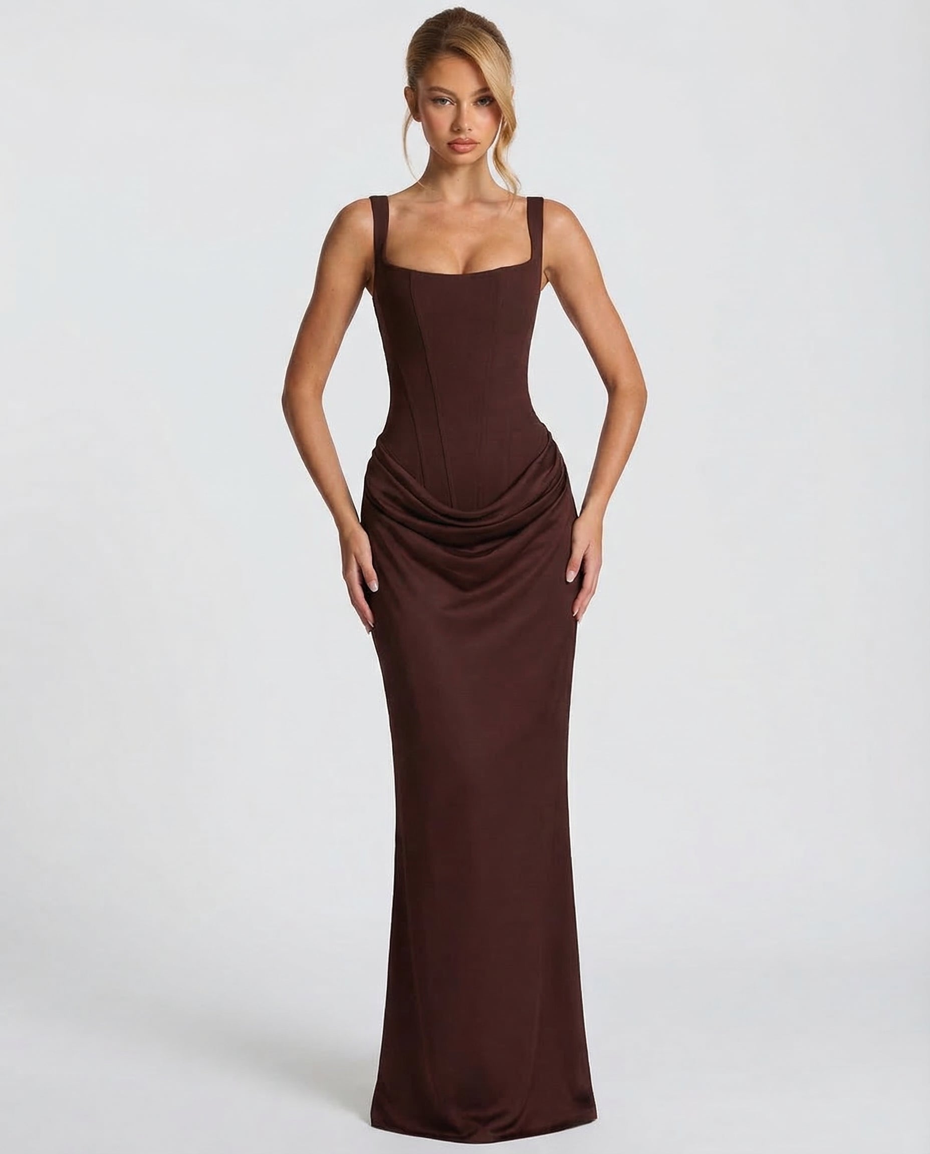 KANDORA | Vestido Maxi Reloj de Arena