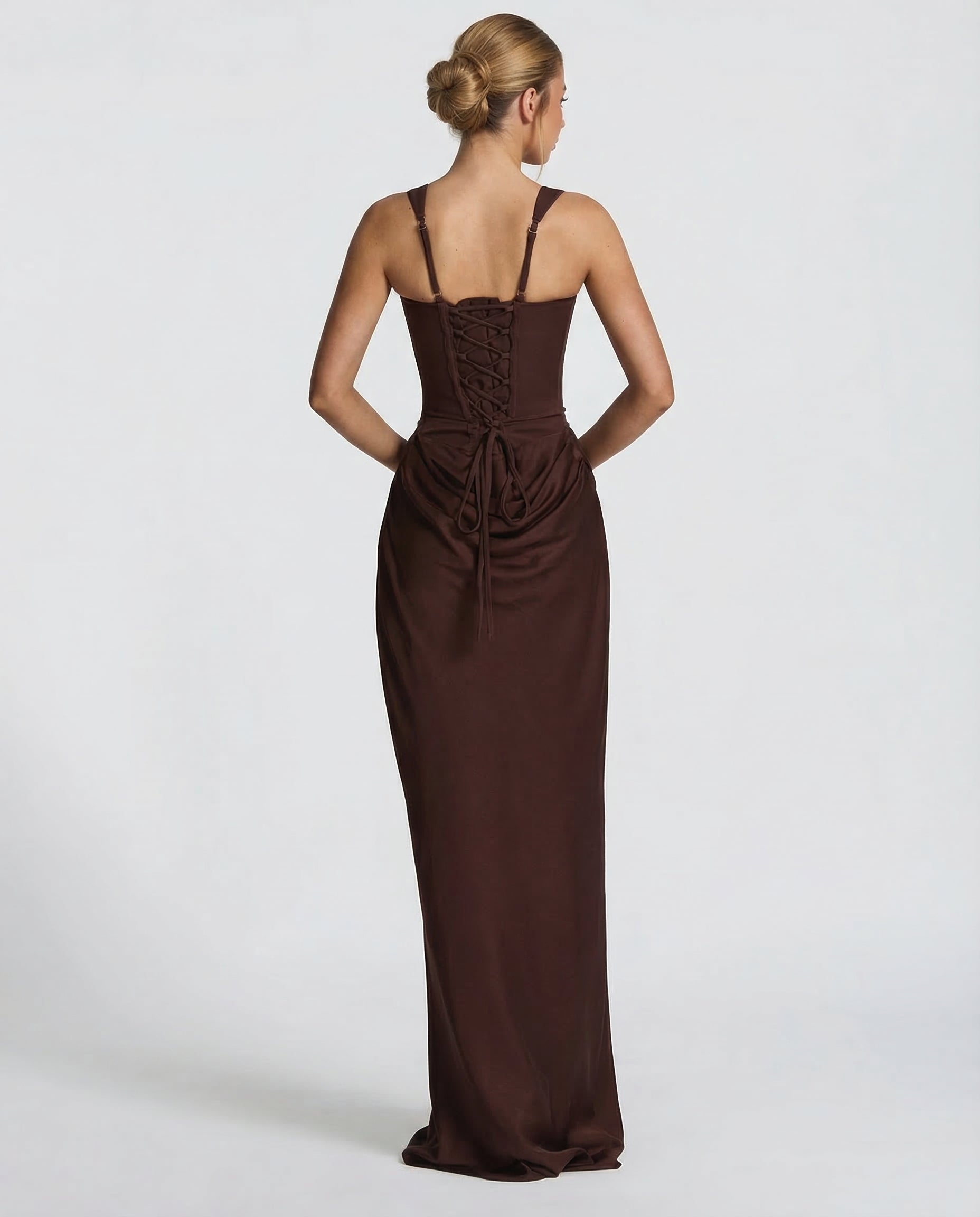 KANDORA | Vestido Maxi Reloj de Arena