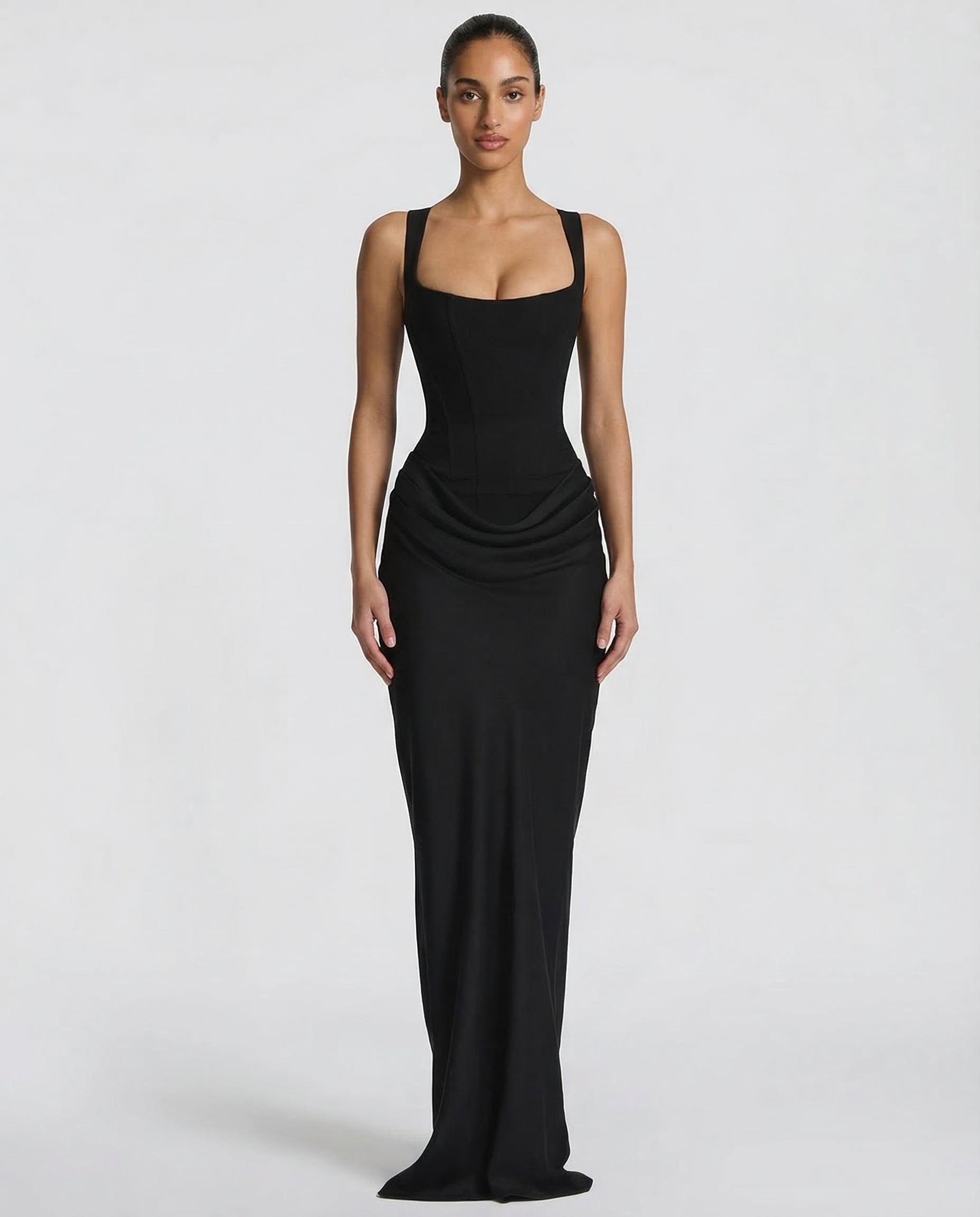 KANDORA | Vestido Maxi Reloj de Arena