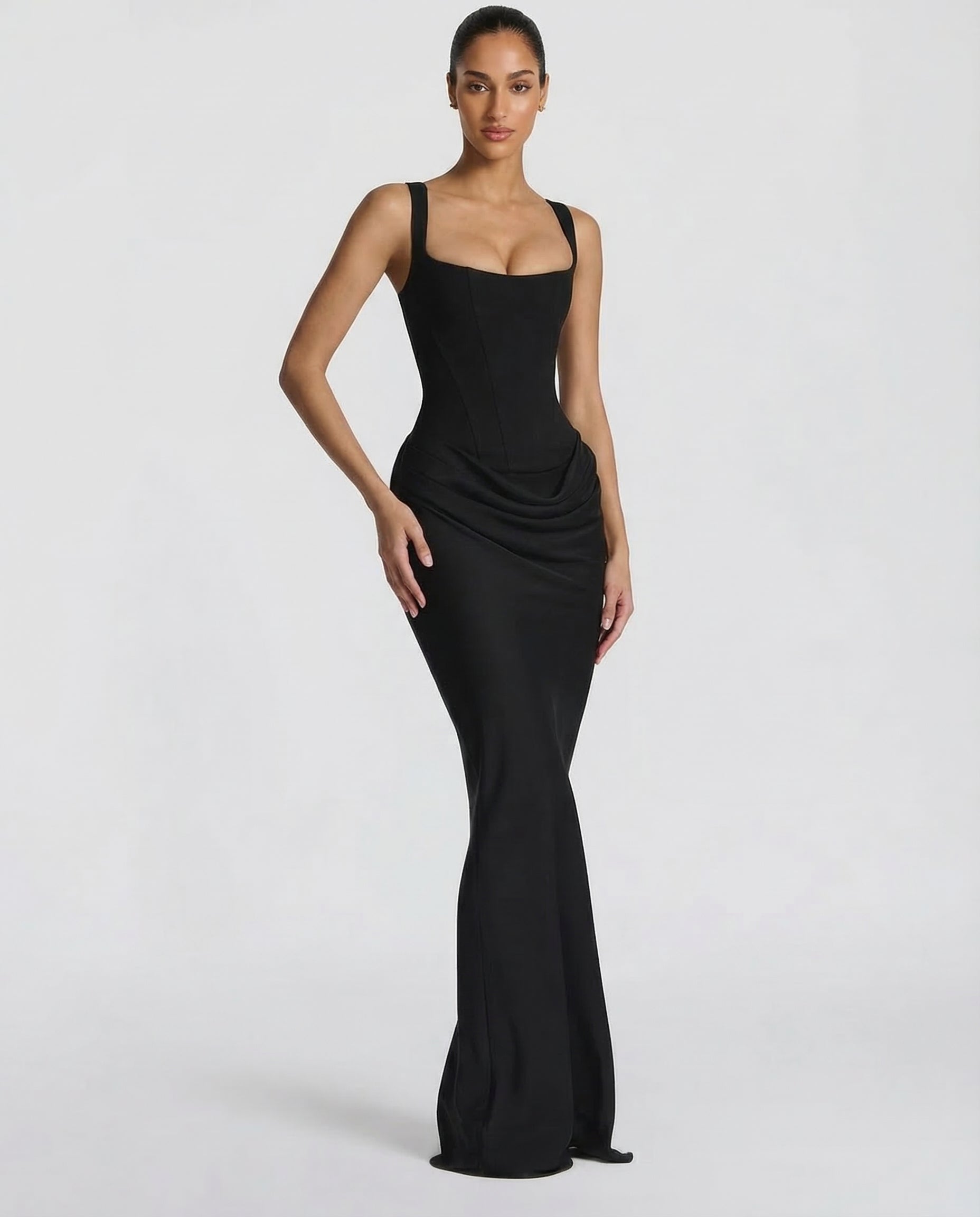 KANDORA | Vestido Maxi Reloj de Arena