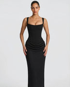 KANDORA | Vestido Maxi Reloj de Arena