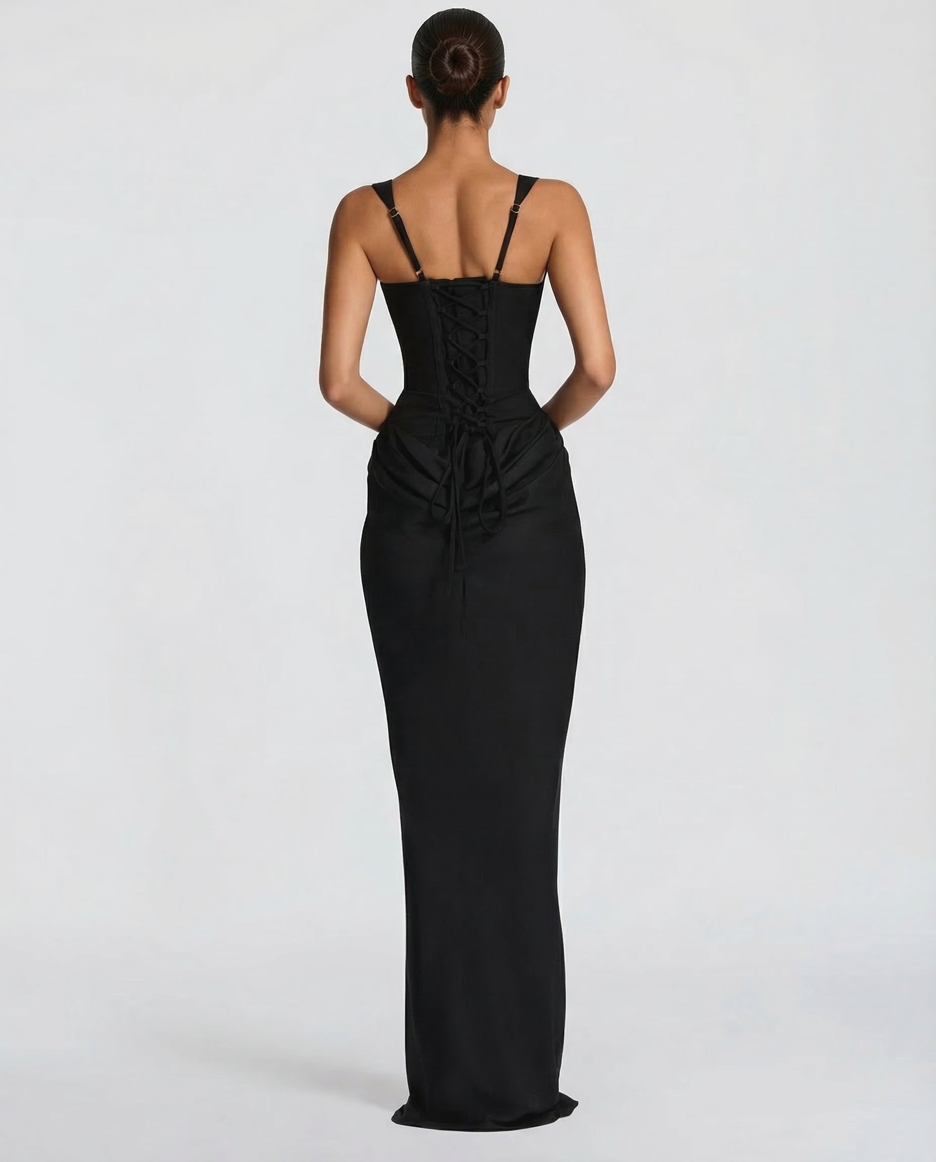 KANDORA | Vestido Maxi Reloj de Arena