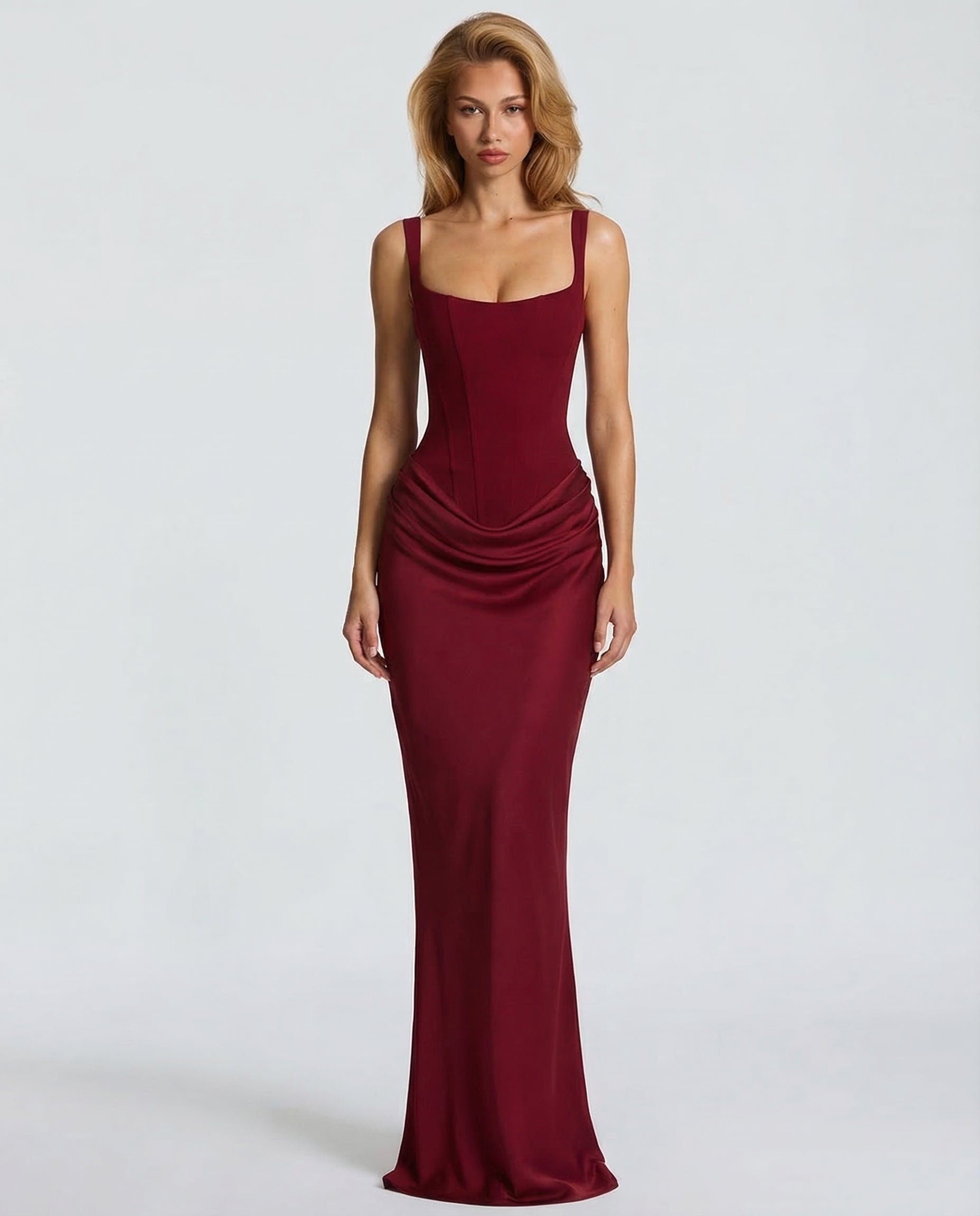 KANDORA | Vestido Maxi Reloj de Arena