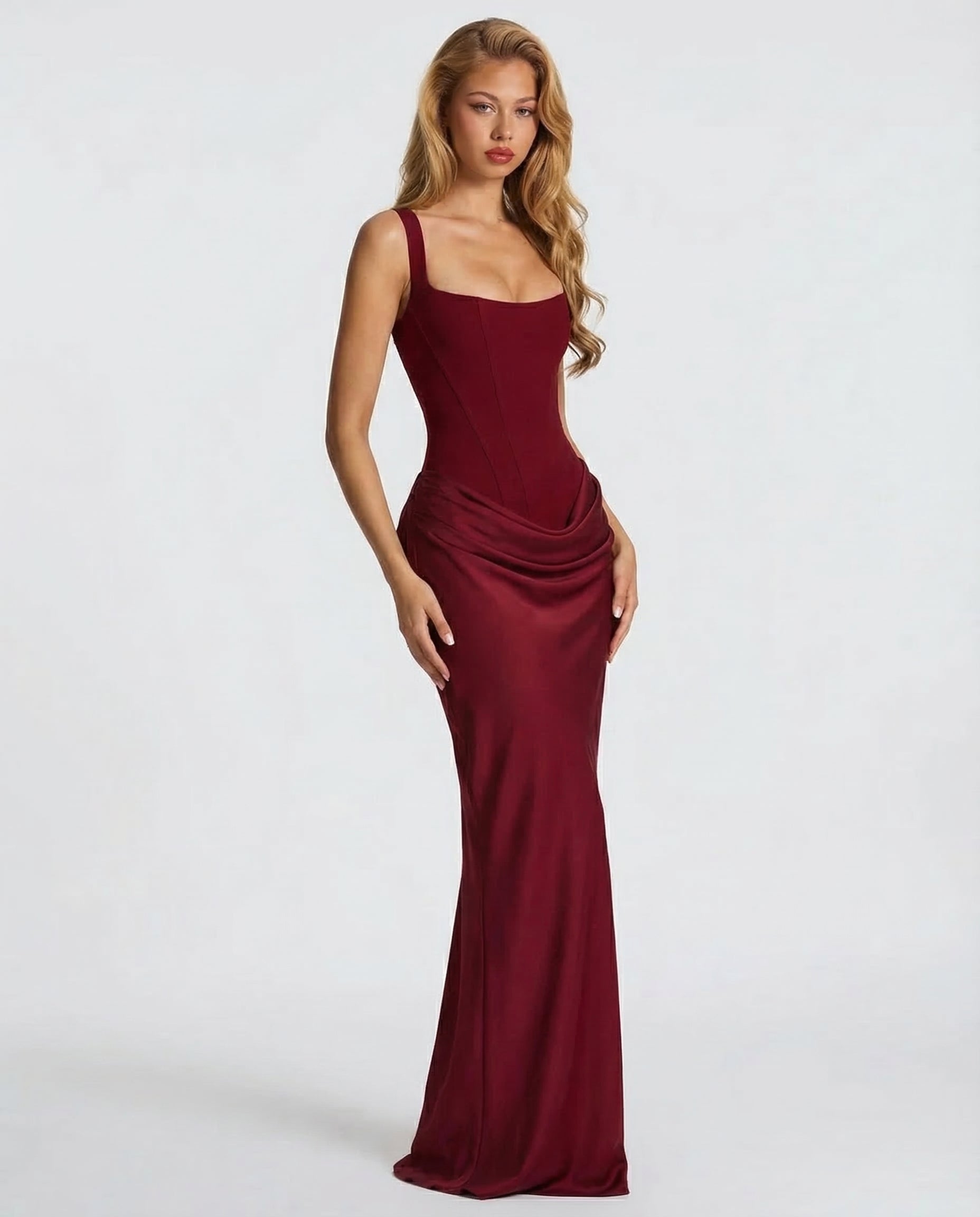 KANDORA | Vestido Maxi Reloj de Arena