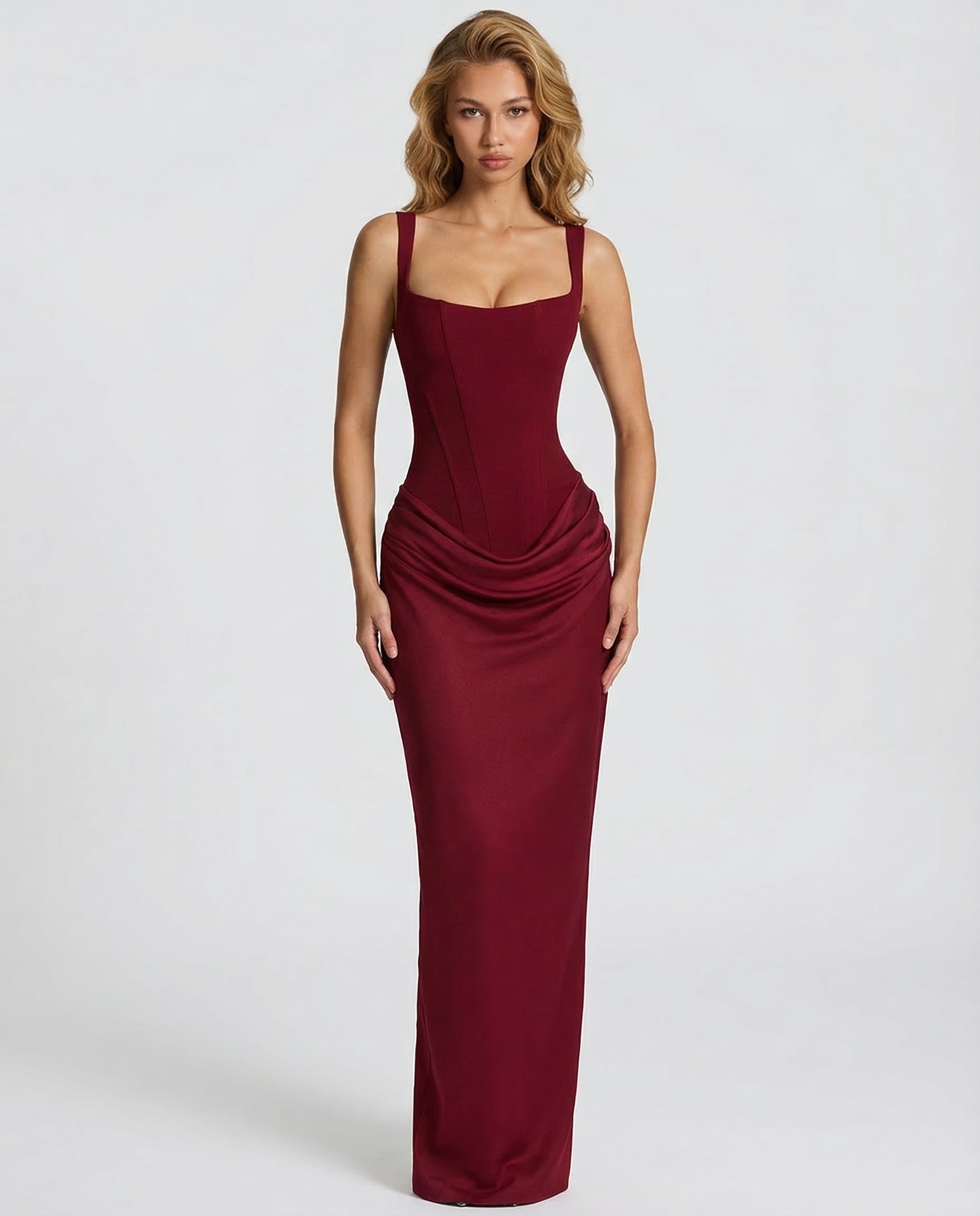 KANDORA | Vestido Maxi Reloj de Arena