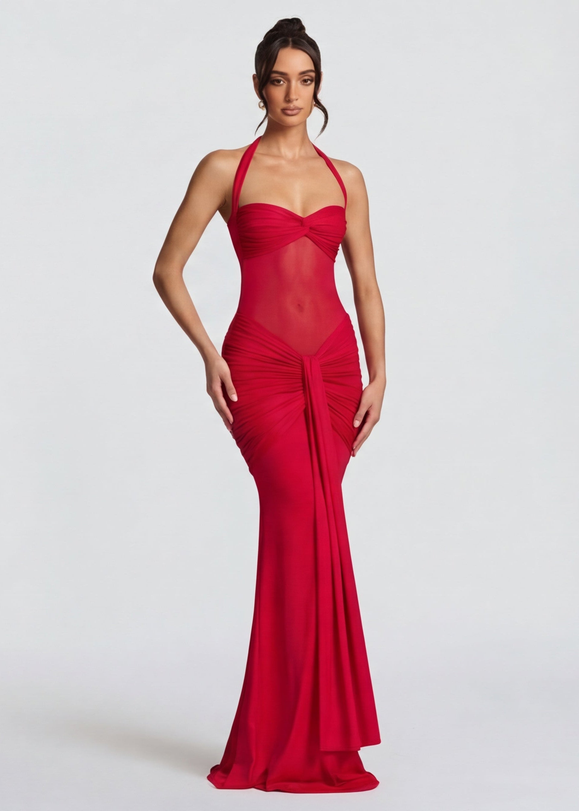 KANDORA | Vestido de Sirena con forma de Reloj de Arena