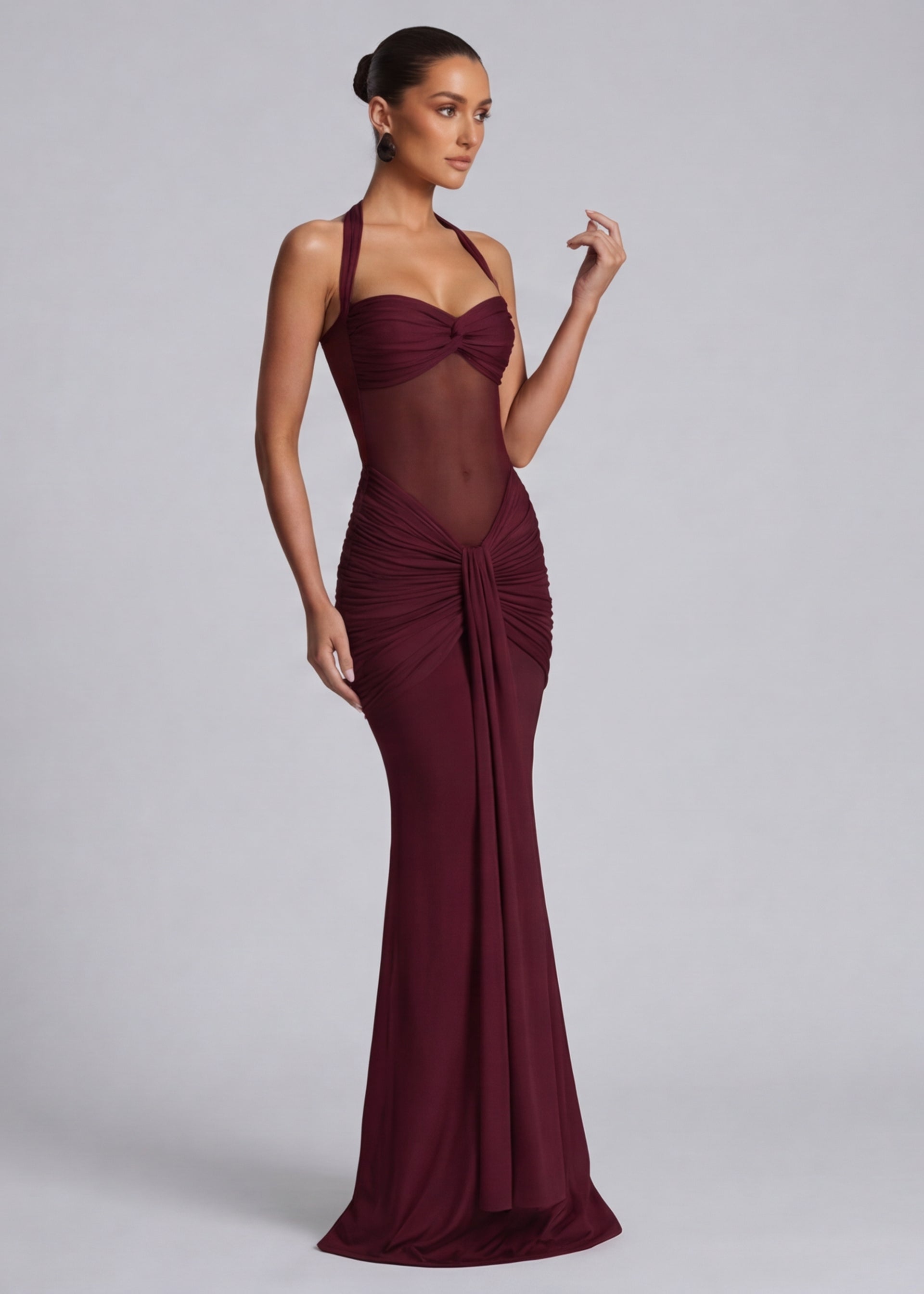 KANDORA | Vestido de Sirena con forma de Reloj de Arena