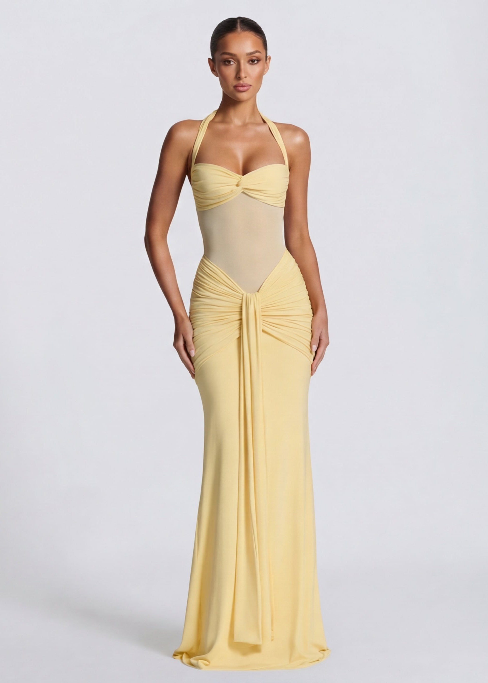 KANDORA | Vestido de Sirena con forma de Reloj de Arena