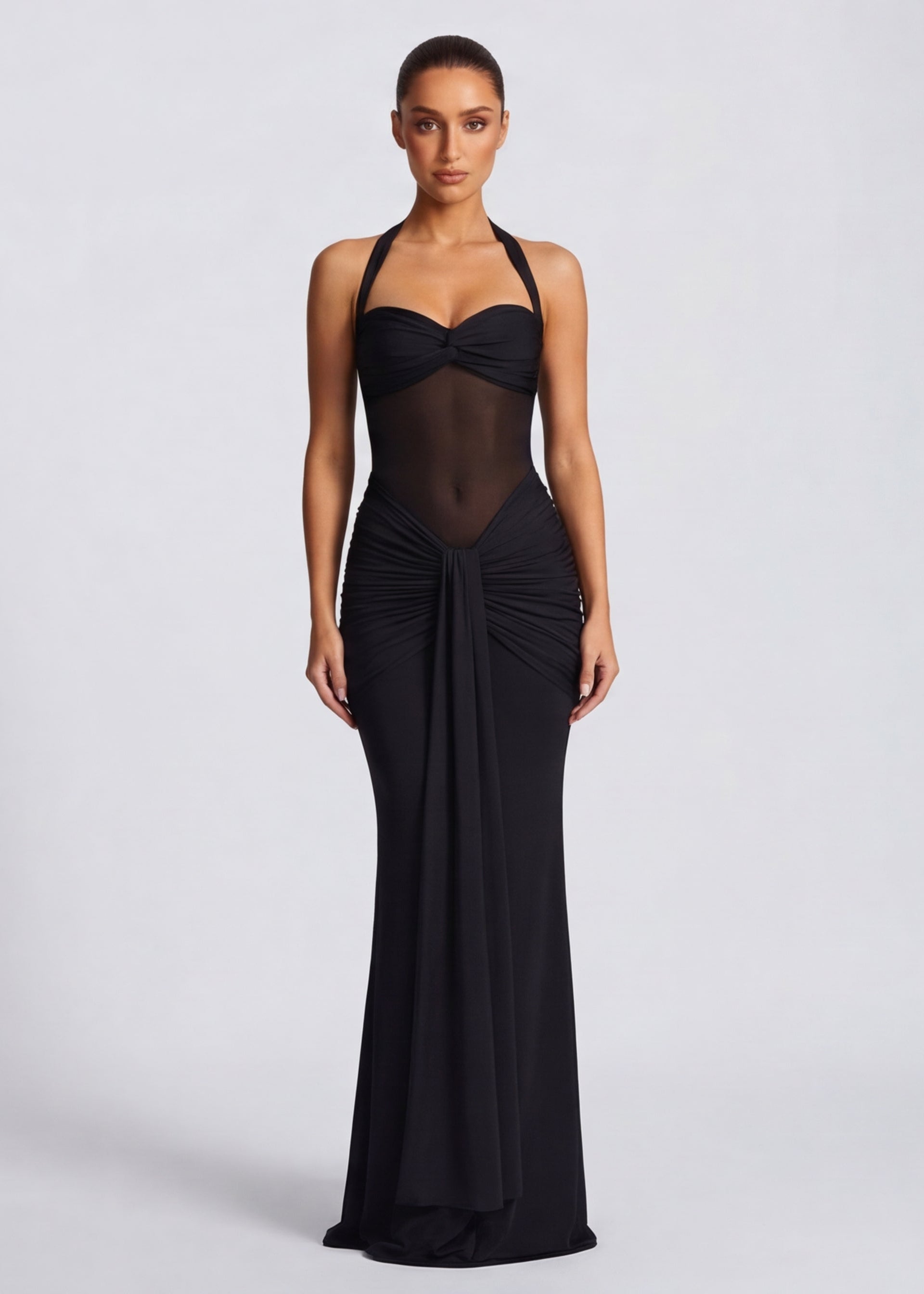 KANDORA | Vestido de Sirena con forma de Reloj de Arena